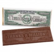 Barre de chocolat au lait Barton's million dollar : "million dollar bar"