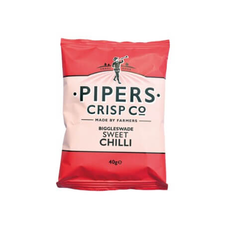 Chips Anglais PIPERS goût chili : Potatoes chips sweet chili