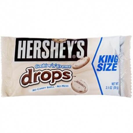 Hershey's Cookies 'n' Creme Drops sachet grand format