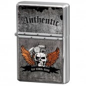 Briquet essence old school biker