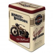 Boite m&eacute;tal Harley-Davidson 750 Flathead
