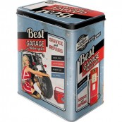 Boite métal pin up Best garage