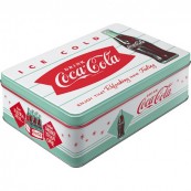 Boite métal coca-cola vintage plate
