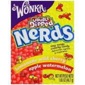 Wonka nerds Double dipped Citron/ Cerises sauvages - Pommes / Pastèques