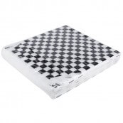 Papier sulfurisé damier Noir