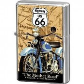 Briquet essence route 66 the mother road