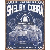Plaque m&eacute;tal d&eacute;corative Shelby