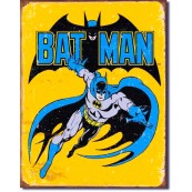 Plaque Batman retro