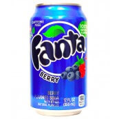 Soda Fanta Berry : Myrtille - Framboise