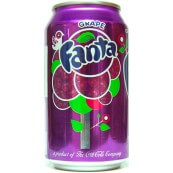 Soda Fanta Grape : Go&ucirc;t Raisin
