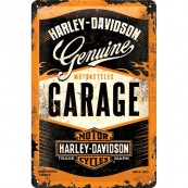 Plaque d&eacute;co Harley Davidson Motorcycles Garage