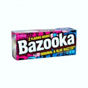 Bazooka Chewing gum original & blue razz