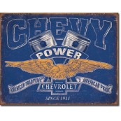 Plaque Chevy Power