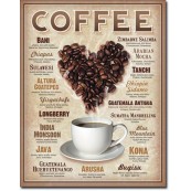 Plaque Heart Coffee