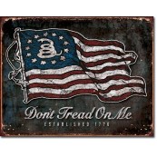 Plaque d&eacute;co DTOM - Vintage Flag