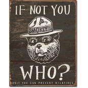 Plaque Smokey Bear - If Not You