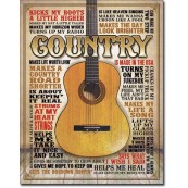 Plaque Country - Made in America