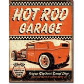 Plaque Hot Rod Garage - Rat Rod