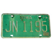 Plaque d'immatriculation Am&eacute;ricaine Iowa