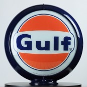 Globe de pompe à essence Opaline Gulf