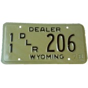 Plaque Américaine Wyoming