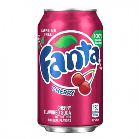 Soda Fanta Cherry : Go&ucirc;t Cerise
