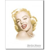 Plaque publicitaire m&eacute;tal Marilyn Monroe Eternal Beauty
