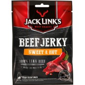 Viande s&eacute;ch&eacute;e saveur douce et &eacute;pic&eacute;e : &laquo; Jack link&rsquo;s Beef Jerky Sweet and hot &raquo;