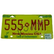 Plaque immatriculation New Mexico