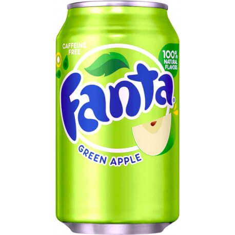 Fanta Green Apple : Go&ucirc;t Pomme verte