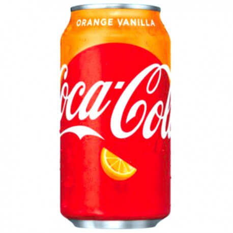 Soda coca cola orange vanille