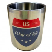 Mug inox double paroi Isotherme US WAY OF LIFE