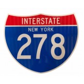 Panneau autoroute américaine – Interstate Highway NEW YORK 278