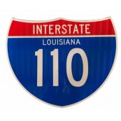 Panneau autoroute américaine – Interstate Highway LOUISIANA 110