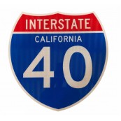 Panneau autoroute am&eacute;ricaine &ndash; Interstate Highway California 40