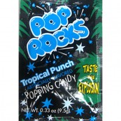 Bonbon Pop rocks go&ucirc;t fruits tropicaux : &laquo; Pop rocks Fruit punch &raquo;