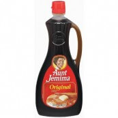Sirop d&rsquo;&eacute;rable original Aunt Jemina : &laquo; Aunt Jemima Original Syrup &raquo;