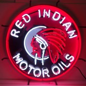 Enseigne néon lumineuse Red Indian