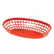Panier de service Fast-Food rouge 