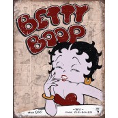 Plaque publicitaire m&eacute;tal "Betty Boop"