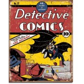 Plaque publicitaire métal Batman