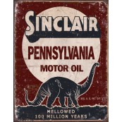 Plaque publicitaire m&eacute;tal "Sinclair"
