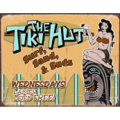 Plaque publicitaire métal The Tiki Hut