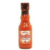 FRANCK'S sauce &eacute;pic&eacute;e cayenne : " REDHOT Franck's Original pepper sauce"