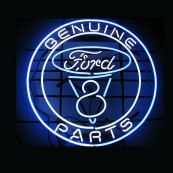 Enseigne n&eacute;on lumineuse Ford USA
