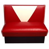 Banquette pour diner am&eacute;ricain rouge "Morbern American Beauty"
