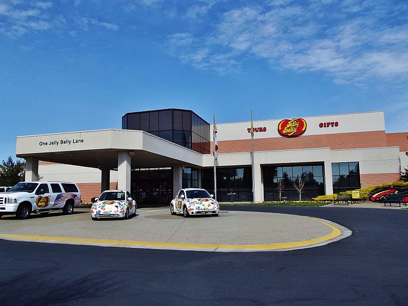 L'usine et le showroom Jelly Belly