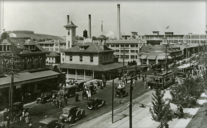 La ville Hershey's &agrave; ses d&eacute;buts